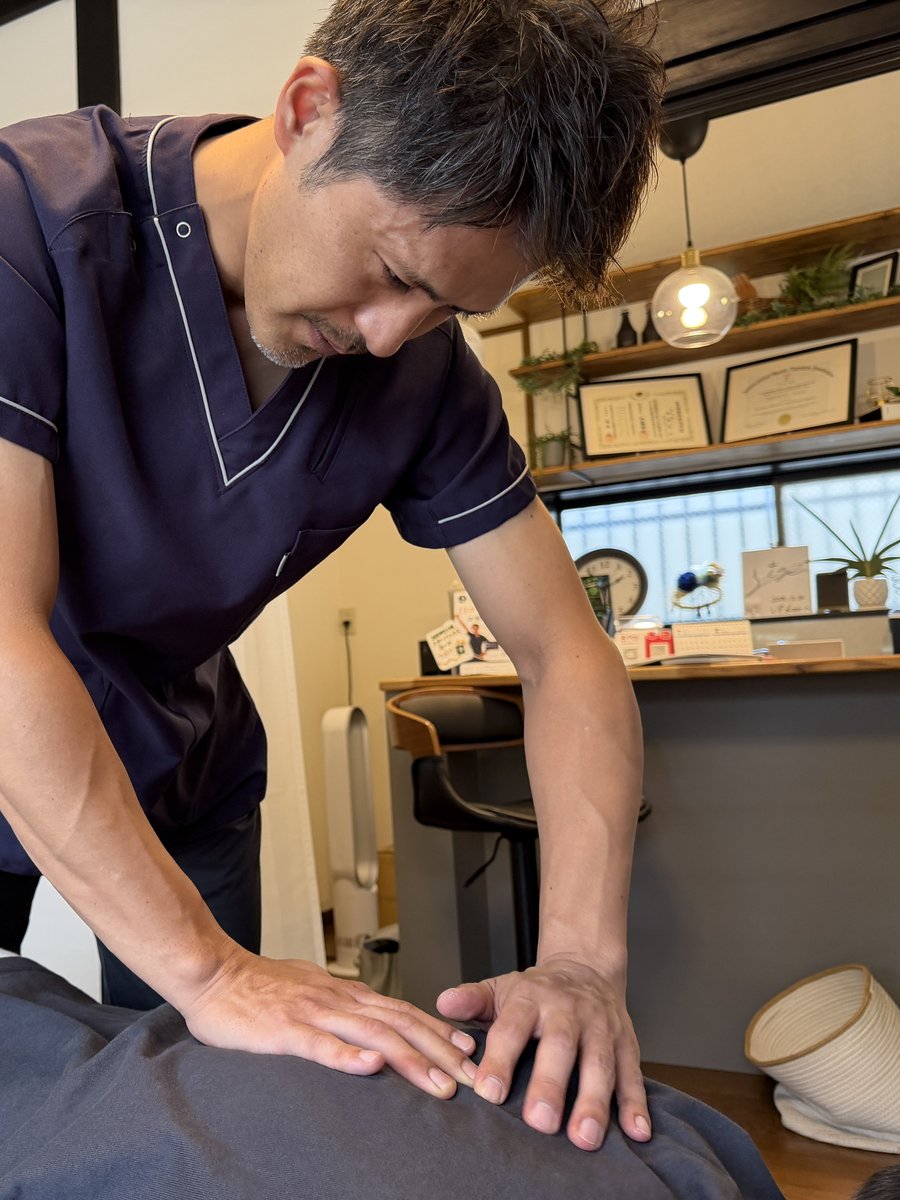 施術の様子