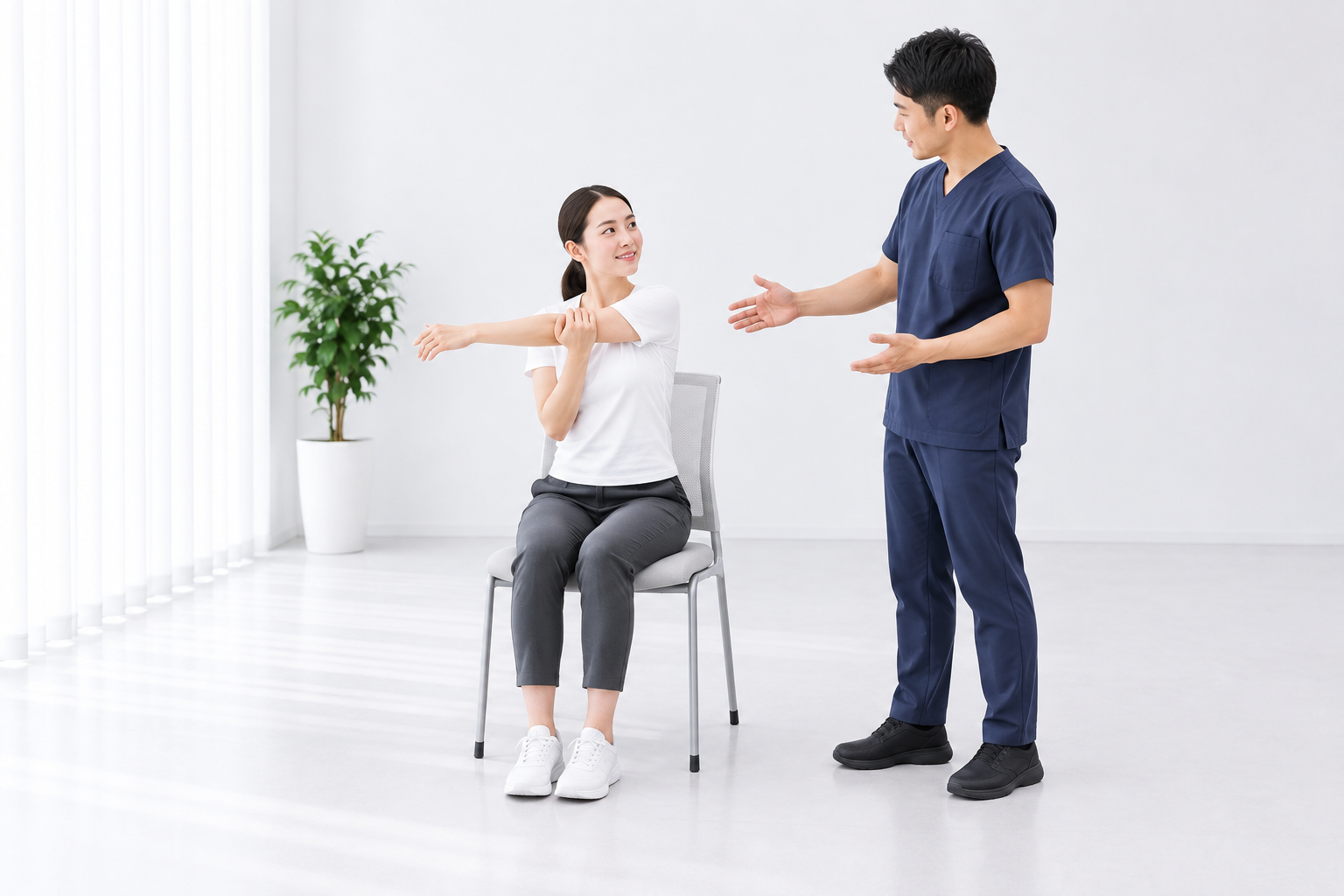 専門家によるアドバイスの様子