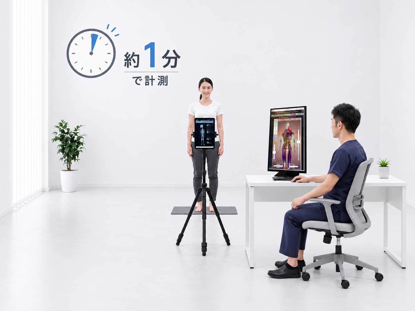 1分で解析結果を確認するイメージ